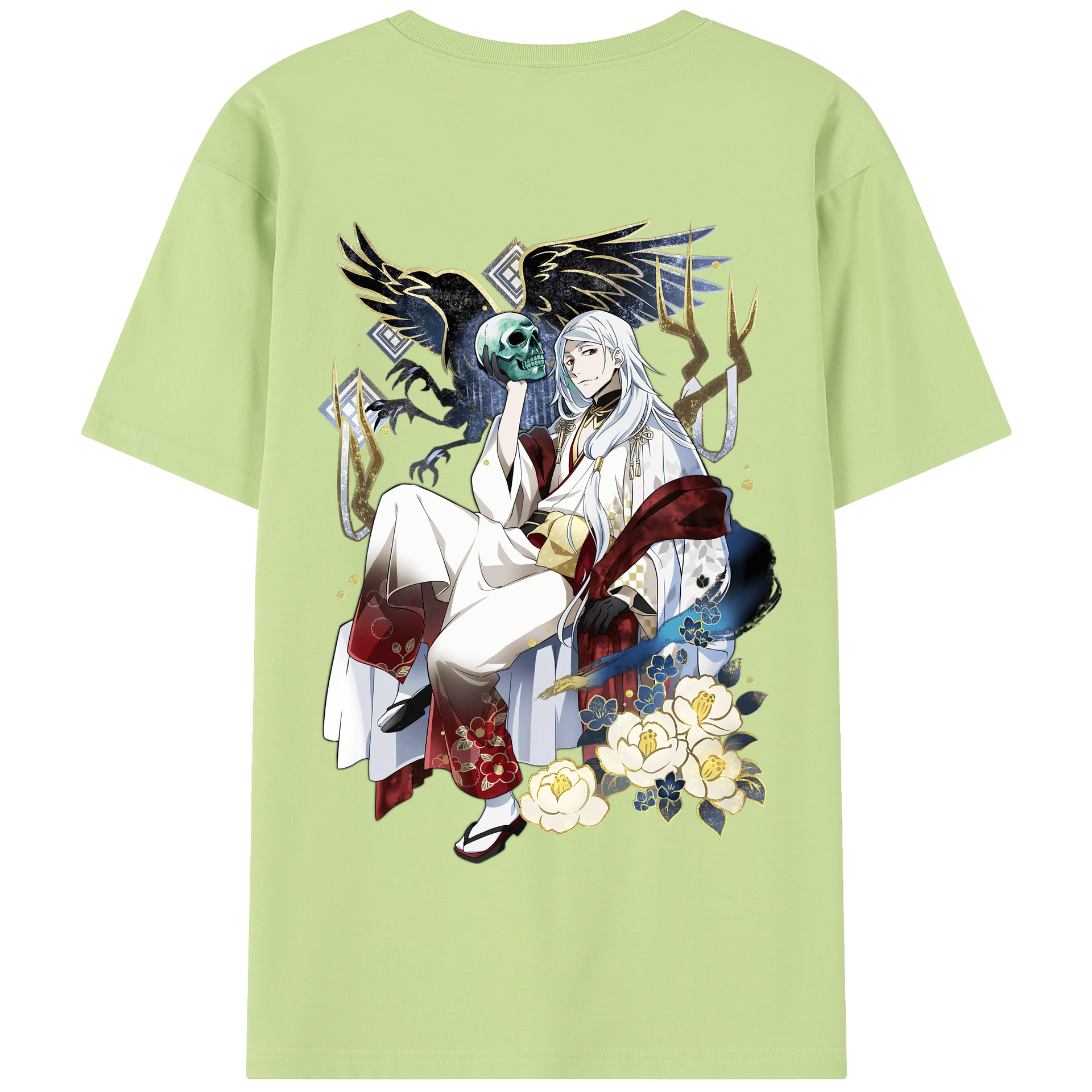 （画像用） 文豪ストレイドッグス Bungo Stray Dogs 綿100％半袖Tシャツ（背面プリント）